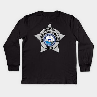 Sergeant Trudy Platt | Chicago PD Badge 31116 Kids Long Sleeve T-Shirt